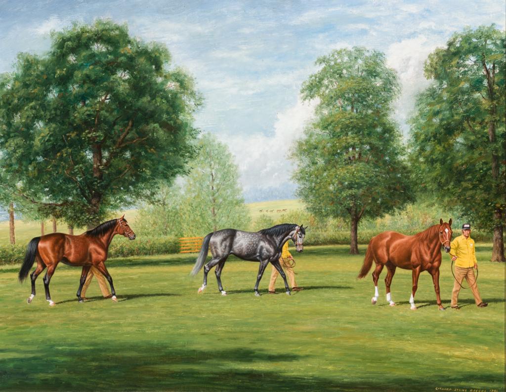 Three Kings, Claiborne Farm (Nijinsky II, Spectacular Bid, and Secretariat), by Richard Stone Reeves  
